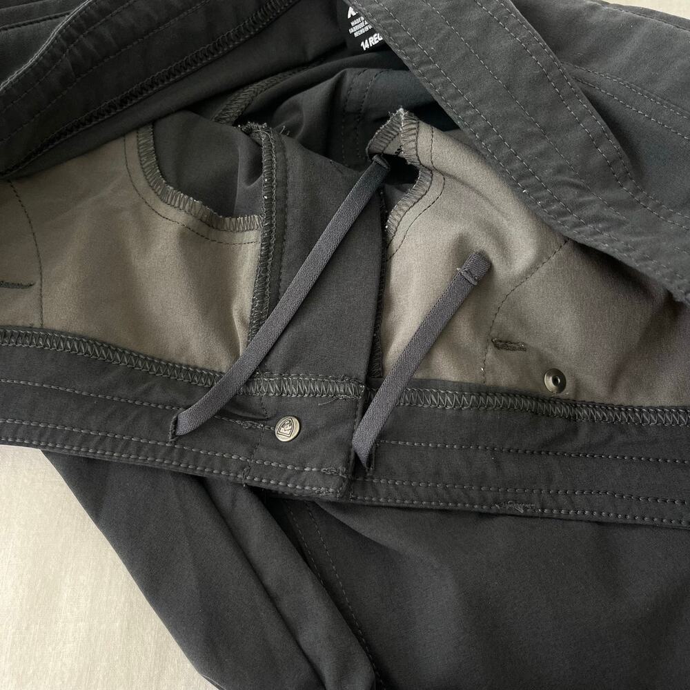 Kuhl Women’s Freeflex Roll-Up Pant in Dark Gray Koal Coal Size 14 - Picture 13 of 15